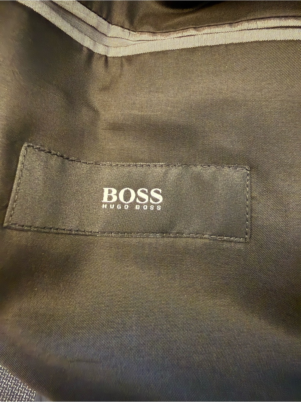 Hugo Boss The Grand Central US Gray Virgin Wool Two Button Sport Coat Blazer 44L - Picture 2 of 10